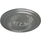 Ekena Millwork Trinity Ceiling Medallion (Fits Canopies up to 3"), Hand-Painted Silver, 22"OD x 1 3/4"P CM22TNSLS - alternate 4